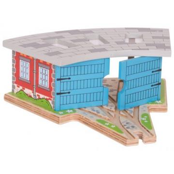 Bigjigs Rail Trojité depo s vraty