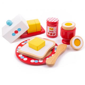 Bigjigs Toys- Dřevěné hračky - Set snídaně