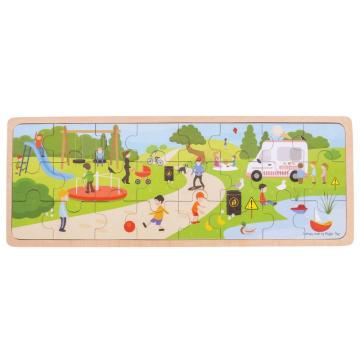 Bigjigs Toys puzzle V parku