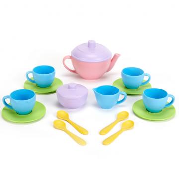 Green Toys Čajový set Pink 17 Ks