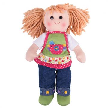 Bigjigs Toys Látková panenka Sophia 38 cm