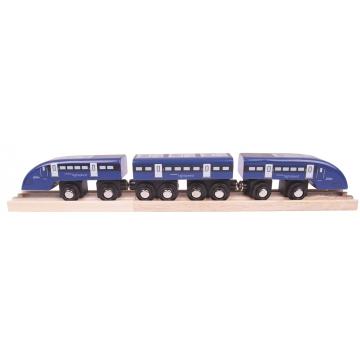 Bigjigs Rail Rychlík High Speed 1 modrý