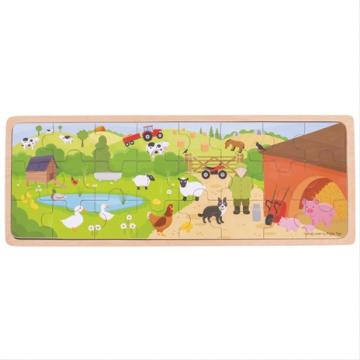 Bigjigs Toys puzzle - Na farmě