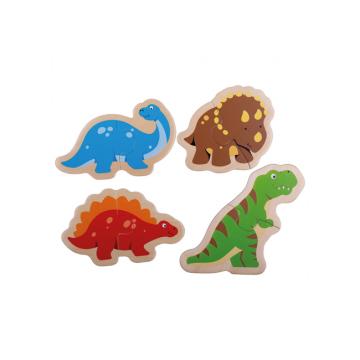 Bigjigs Toys Dřevěné puzzle dinosauři