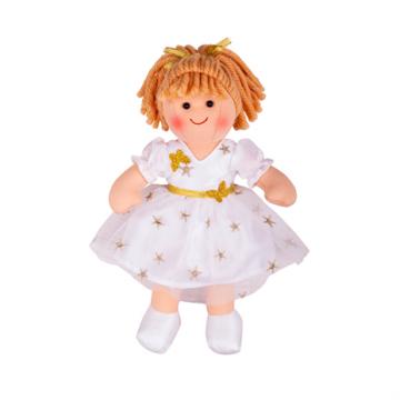 Bigjigs Toys Látková panenka Charlotte 28cm