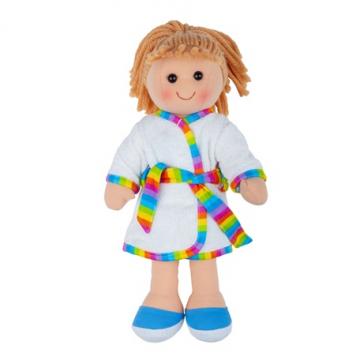 Bigjigs Toys Látková panenka Michelle 34 cm